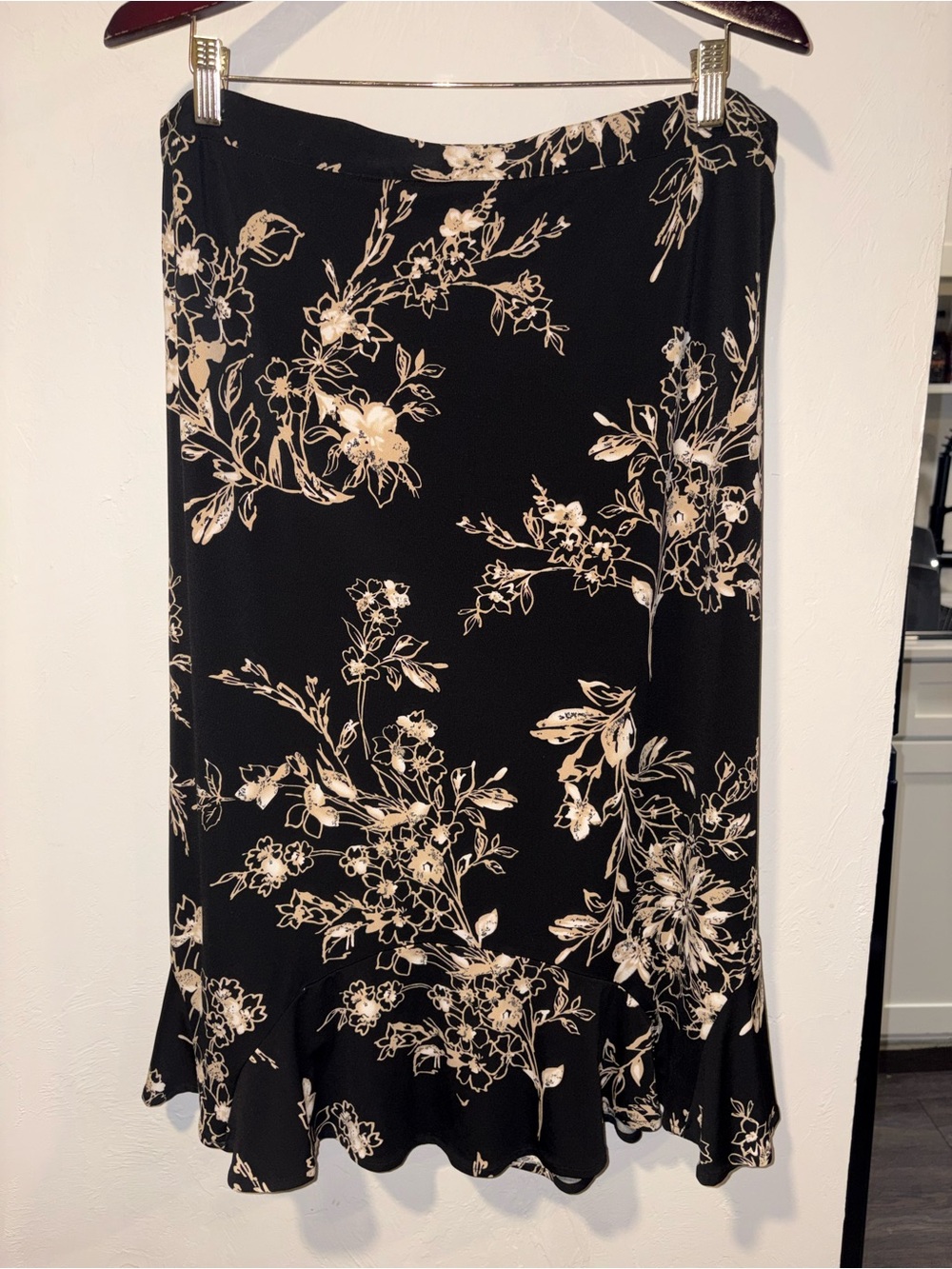 Alfred Dunner Floral Midi Skirt